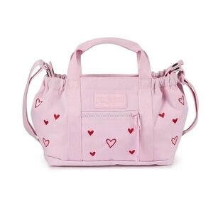 JanSport Everyday Miniature Tote Bag - Pink Party Hearts NWT